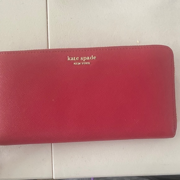 kate spade Accessories - Kate Spade Vibrant Red wallet